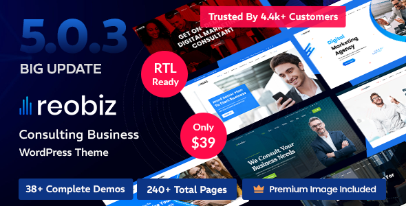 Reobiz – Consulting Business WordPress Theme