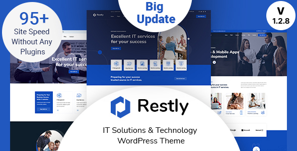 Restly – IT Solutions & Technology WordPress Theme