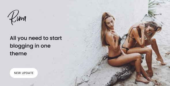 Rima – Personal Blog WordPress Theme