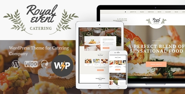Royal Event | A Wedding Planner & Catering Company WordPress Theme + Elementor