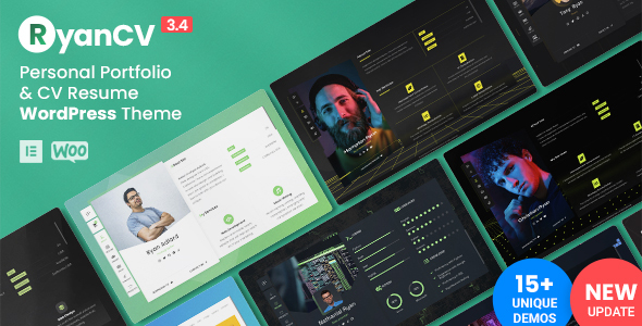 RyanCV – Personal Portfolio Resume Theme