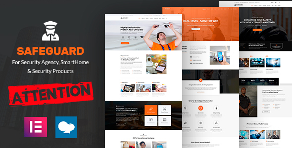 Safeguard – Security & Guard Theme