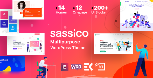 Sassico – Saas Startup Multipurpose WordPress Theme