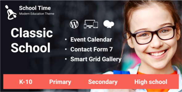 School Time – Modern Education WordPress Theme