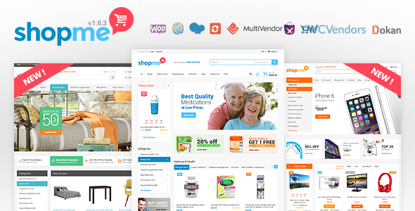 ShopMe – Multi Vendor Woocommerce WordPress Theme
