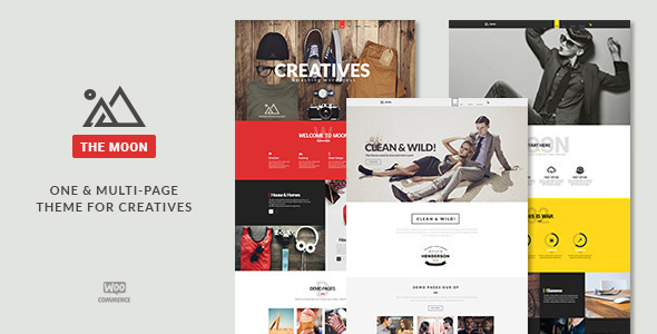 The Moon – Creative One Page Multi-Purpose Theme
