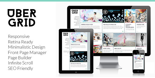 Ubergrid – Responsive Grid WordPress Theme