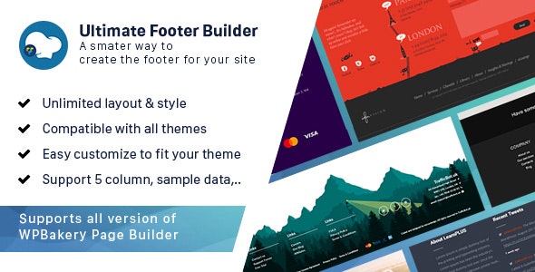 Ultimate Footer Builder – Addon WPBakery Page Builder (formerly Visual Composer)