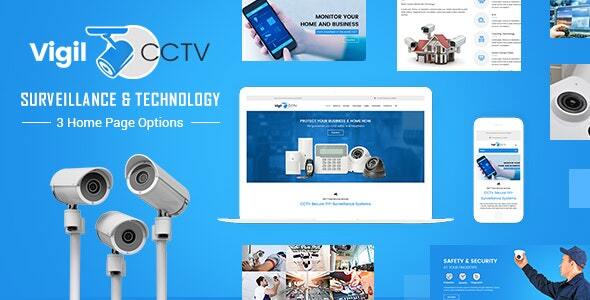 Vigil – CCTV Security WordPress Theme