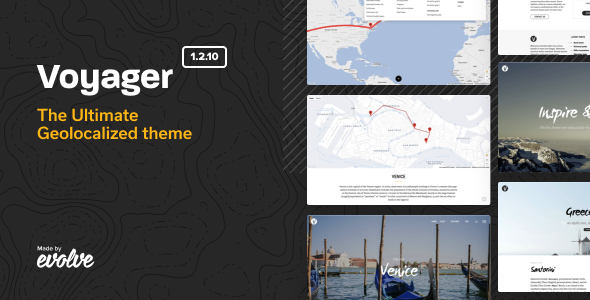 Voyager – The Geolocalized Multipurpose WP theme