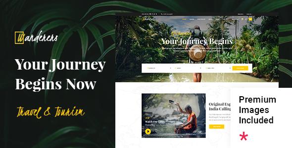 Wanderers – Adventure Travel & Tourism Theme