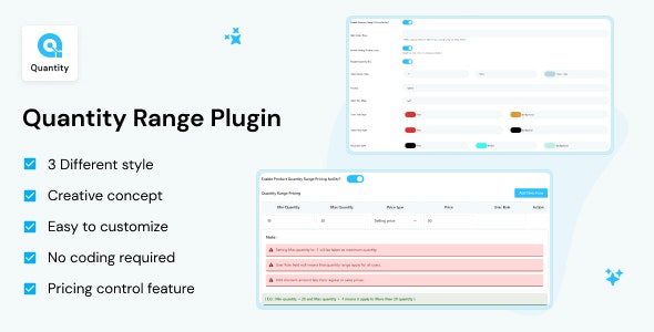 Woo Product Quantity Range Price