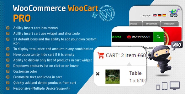 WooCart Pro – Dropdown Cart for WooCommerce