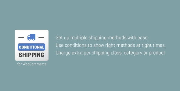 WooCommerce Conditional Shipping