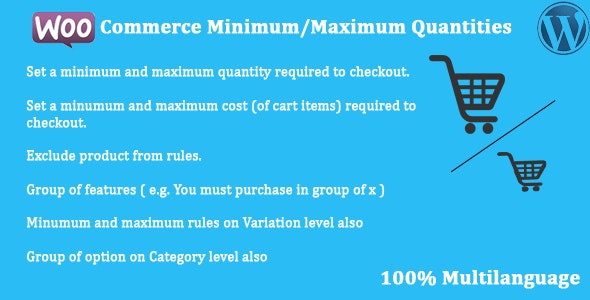 WooCommerce – Minimum/Maximum Quantities
