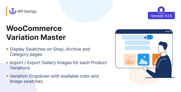 WooCommerce Variation Master – Variation Dropdown, Variable Products, Variation Swatches/Attributes.