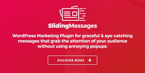 WordPress Marketing Plugin – Sliding Messages