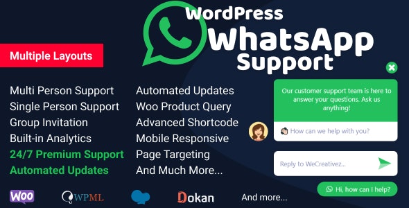 WordPress WhatsApp Support