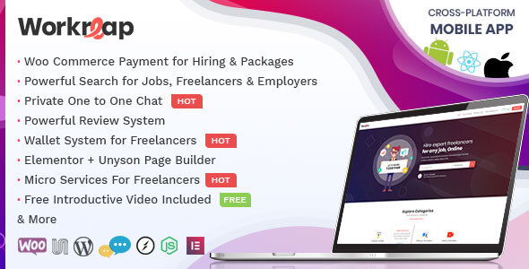 Workreap – Freelance Marketplace and Directory WordPress Theme