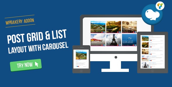WPBakery Page Builder – Post Grid/List Layout With Carousel