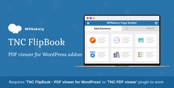 WPBakery – TNC FlipBook – PDF viewer for WordPress Addon