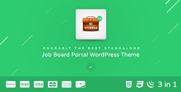 WPJobus – Job Board and Resumes WordPress Theme